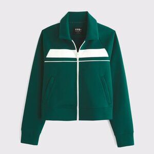 Abercrombie & Fitch Women's YPB Track Jacket, Green, XS NWT